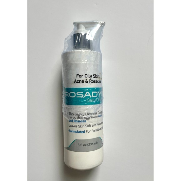 Rosadyn Daily Cleanser for Oily Sensitive Skin Acne Rosacea Organic 8oz NEW - Picture 1 of 4